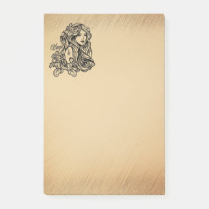 Virgo Zodiac Antique Look Post-it Notes