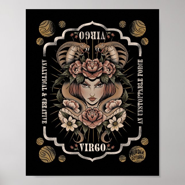 Virgo Zodiac Astrology48 Poster (Front)