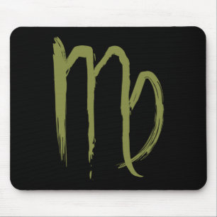 VIRGO Zodiac August September Birthday Astrology Mouse Mat