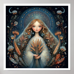 Virgo Zodiac Birth Sign Astrology Celestial