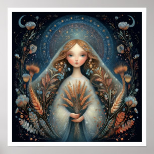 Virgo Zodiac Birth Sign Astrology Celestial