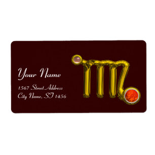 VIRGO ZODIAC BIRTHDAY JEWEL GREY AGATE Gold