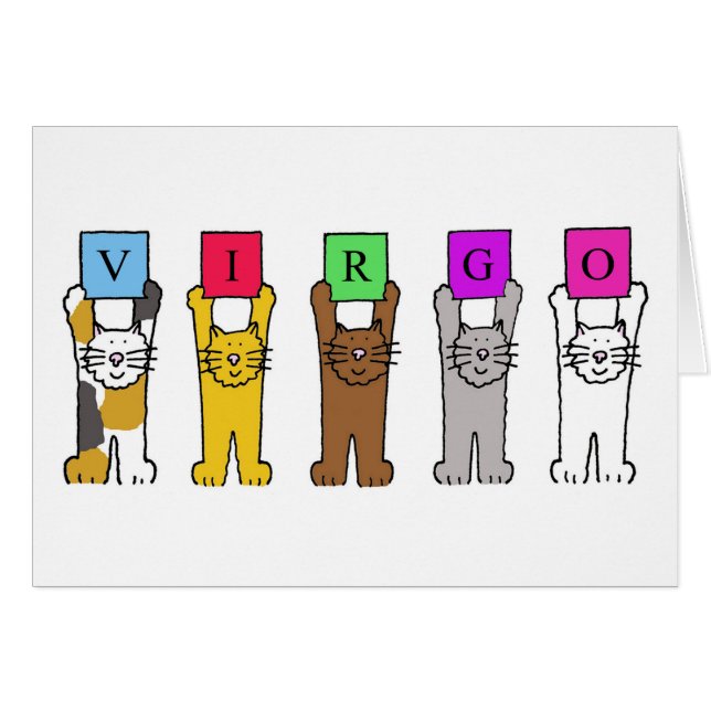 Virgo  Zodiac Cats (Front Horizontal)