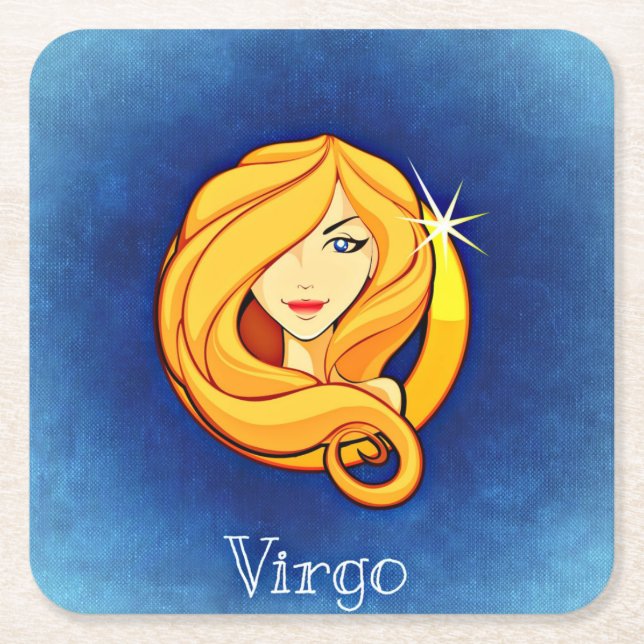 virgo zodiac coasters (Front)