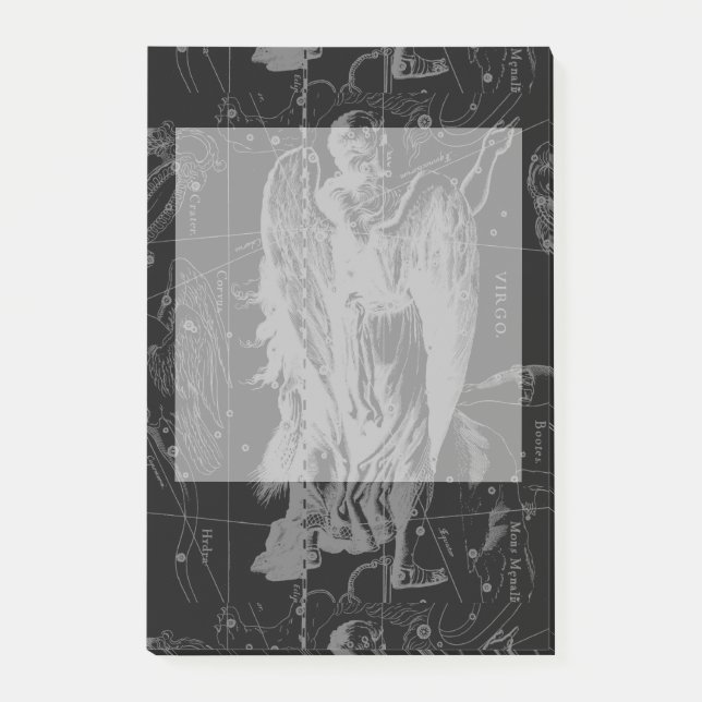 Virgo Zodiac Constellation Hevelius 1690 Post-it Notes (Front)