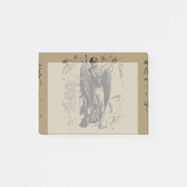 Virgo Zodiac Constellation Hevelius 1690 Post-it Notes (Front)