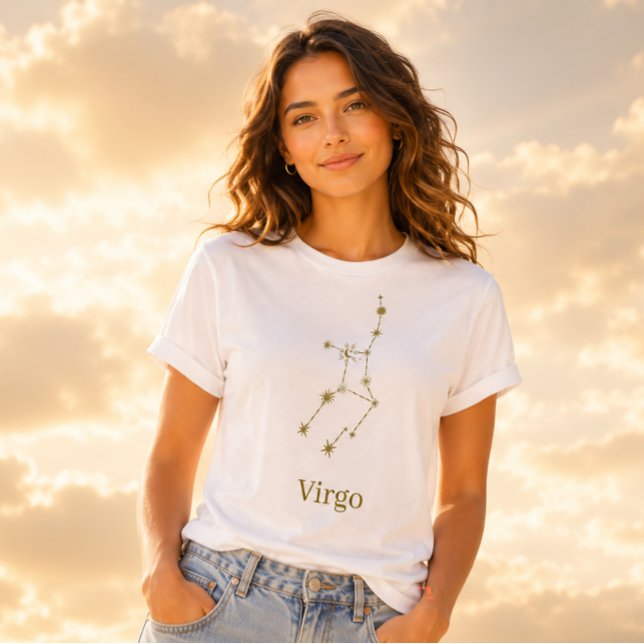 Virgo Zodiac Constellation T-Shirt (Creator Uploaded)