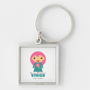 Virgo Zodiac for Kids Key Ring