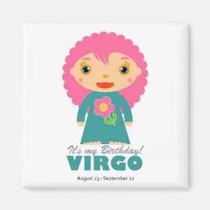 Virgo Zodiac for Kids Magnet
