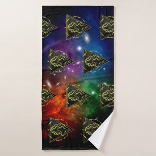 Virgo Zodiac Gift Astrology bath linen Towel Set