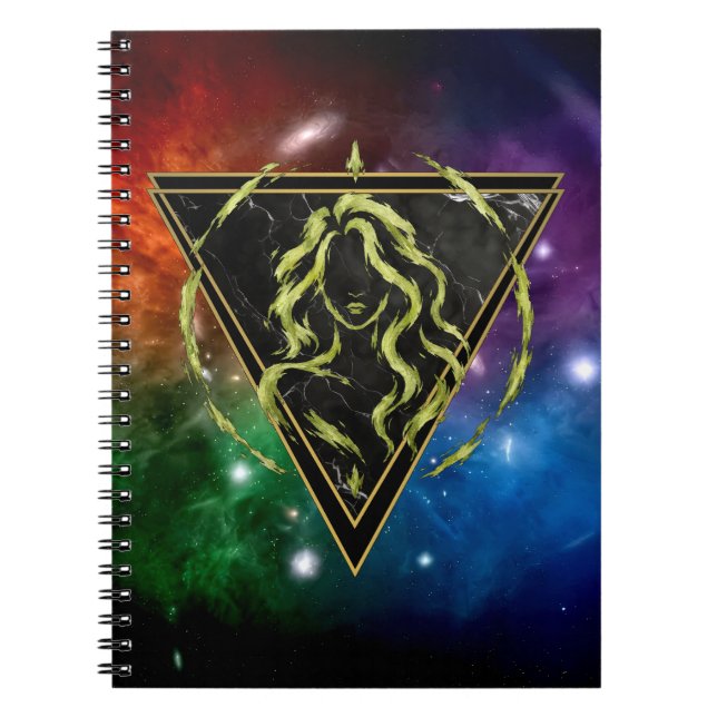 Virgo Zodiac Gift Astrology Notebook (Front)