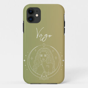 Virgo zodiac horoscope star sign gradient iPhone 11 case