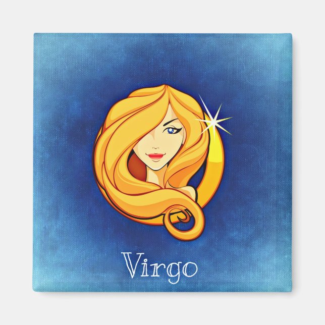 virgo zodiac magnet (Front)