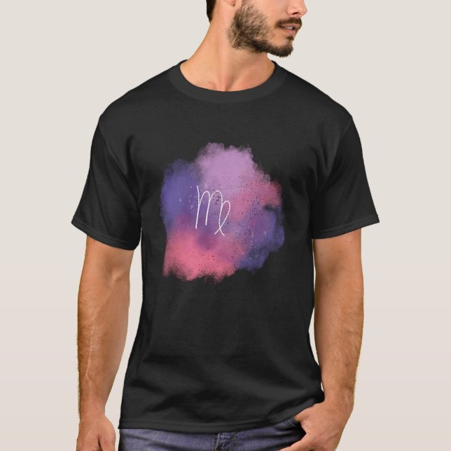 Virgo Zodiac Sign Birthday Astronomy Horoscope Ast T-Shirt (Front)