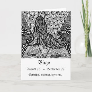 Virgo (Zodiac sign) Card