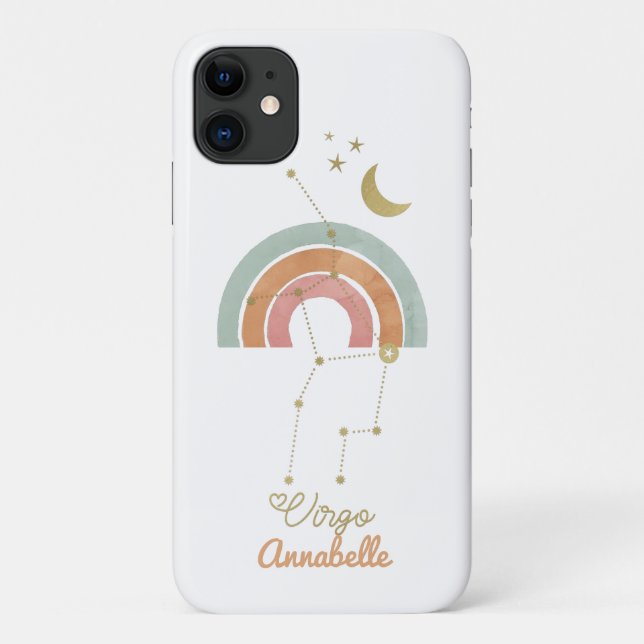 Virgo Zodiac Sign Case-Mate iPhone Case (Back)