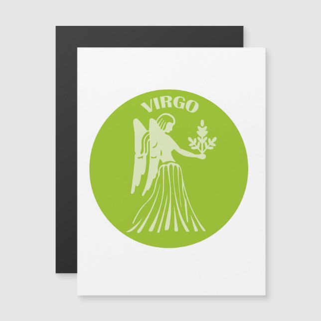 Virgo, Zodiac Sign, Horoscope, Astrology Magnetic Invitation (Front/Back)