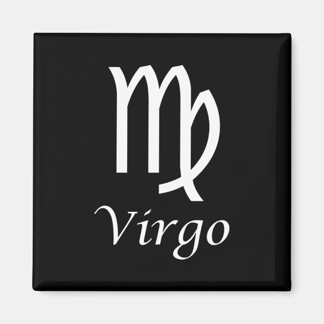 'Virgo' Zodiac Sign Magnet (Front)
