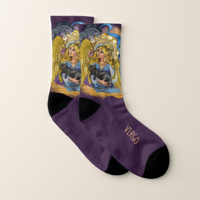 Virgo Zodiac Sign Socks (Pair)
