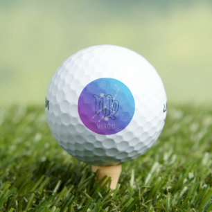 Virgo Zodiac Star Sign Horoscope Constellation Golf Balls