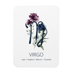 Virgo Zodiac Star Sign Magnet