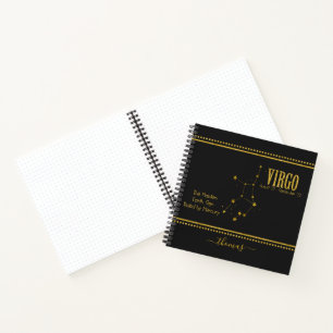 Virgo Zodiac Star Sign Notebook