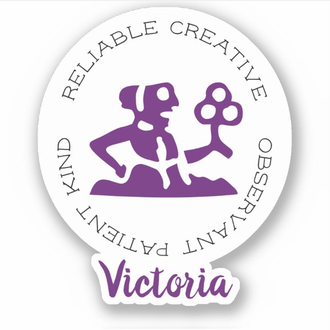 Virgo Zodiac Star Sign Traits (Front)