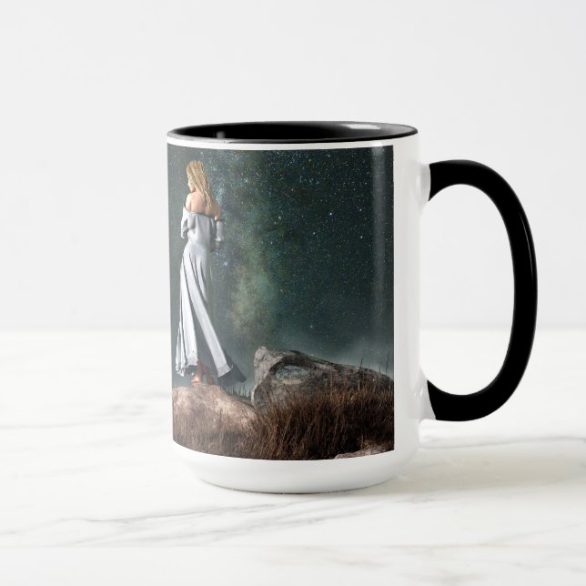 Virgo Zodiac Symbol Mug (Right)