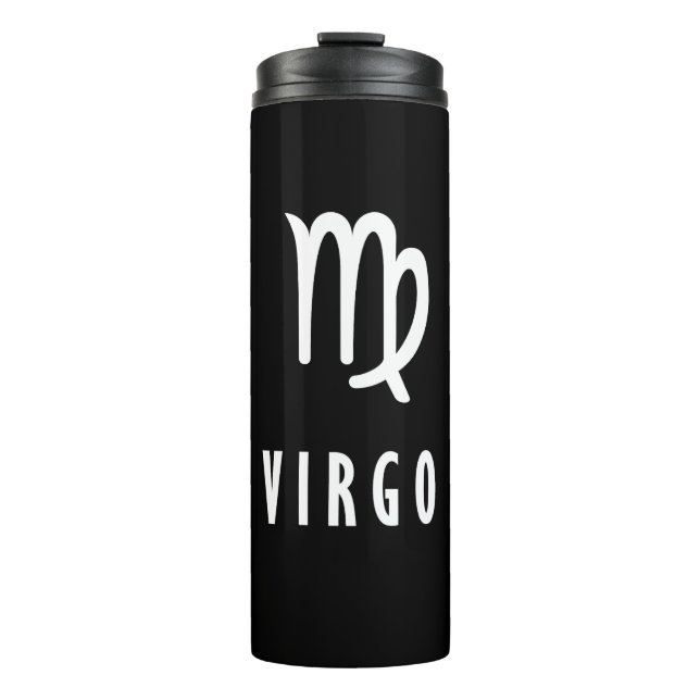 Virgo zodiac thermal tumbler (Front)