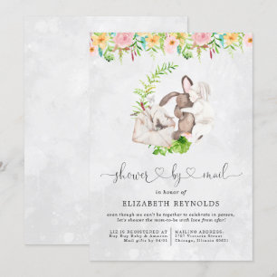 Virtual Baby Shower by Mail Invitation