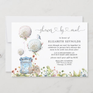 Virtual Baby Shower by Mail Invitation