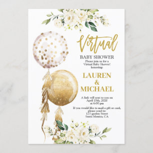Virtual Baby Shower Invitation