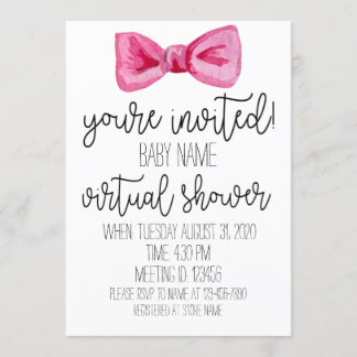 Virtual Baby Shower Invitation
