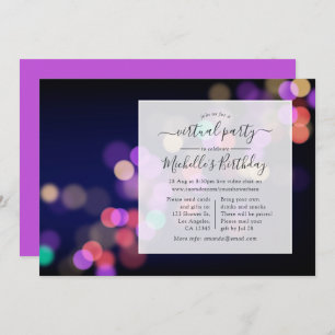 Virtual Birthday Party Invitation