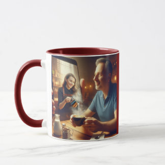 Virtual Coffee Connection: Barista's Art Mug