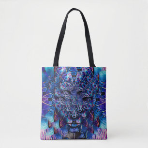 Virtual eyes entity tote bag
