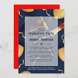 Virtual Graduation Party Invitation