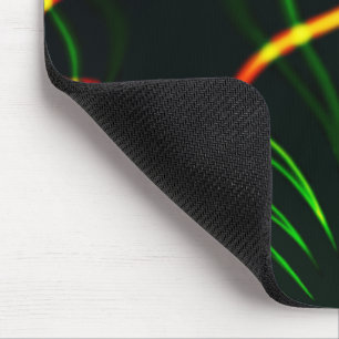 Virtual green leaves, Reddish 'fire-colored thorn' Mouse Mat