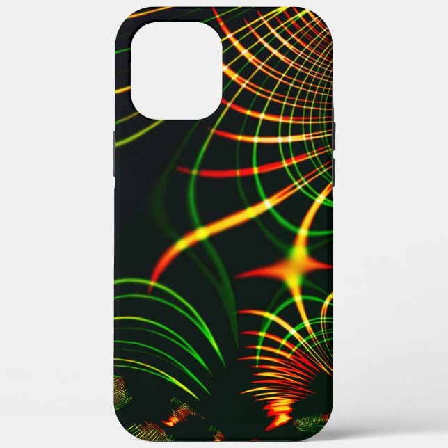 Virtual green leaves, Reddish 'fire-coloured thorn Case-Mate iPhone Case (Back)