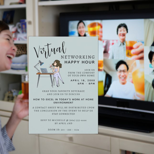 Virtual Happy Hour Invitation (Creator Uploaded)