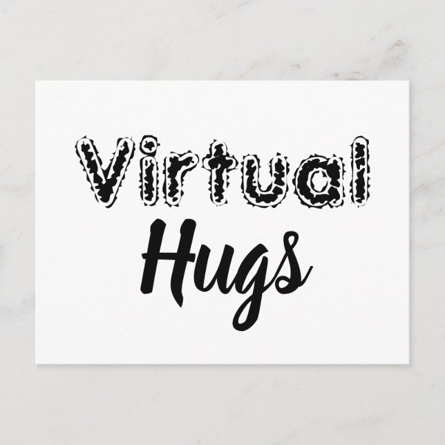 Virtual Hugs Postcard (Front)