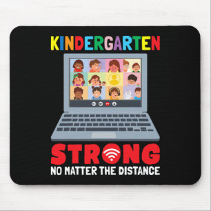 Virtual Kindergarten Fun 100 Days of School Teache Mouse Mat