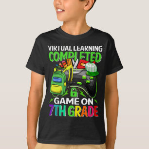 Virtual Learning Completed Game On 7th Grade T-Shirt