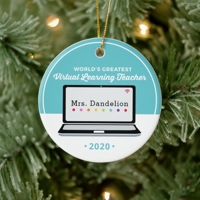 Virtual Learning Online Teacher Gift Ceramic Tree Decoration (Tree)