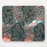 Virtual melting matte grey stones into copper