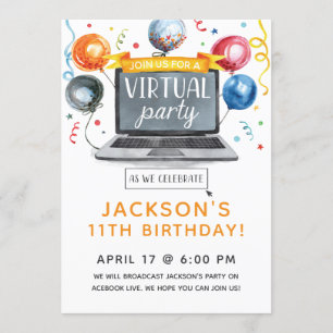 Virtual Party Invitation