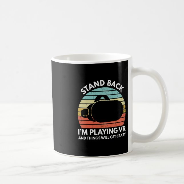 Virtual Reality Athlete Funny Vr Gamer Saying 1  Coffee Mug (Right)