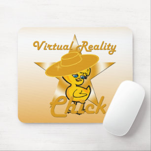 Virtual Reality Chick #10 Mouse Mat