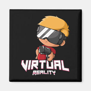 Virtual reality gamer magnet