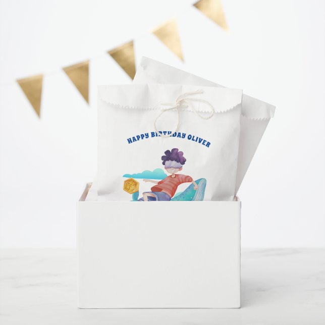 Virtual Reality | Gaming Birthday Thank You Favour Bags (Party)